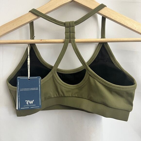 Rapid Wear Biker Short 2pc Set Olive - Picture 5 of 7